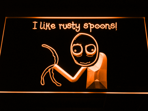 Salad Fingers Rusty Spoons LED Neon Sign